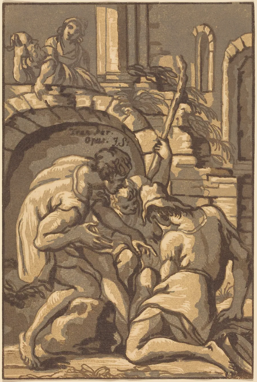 Two Shepherds and a Boy by John Skippe
