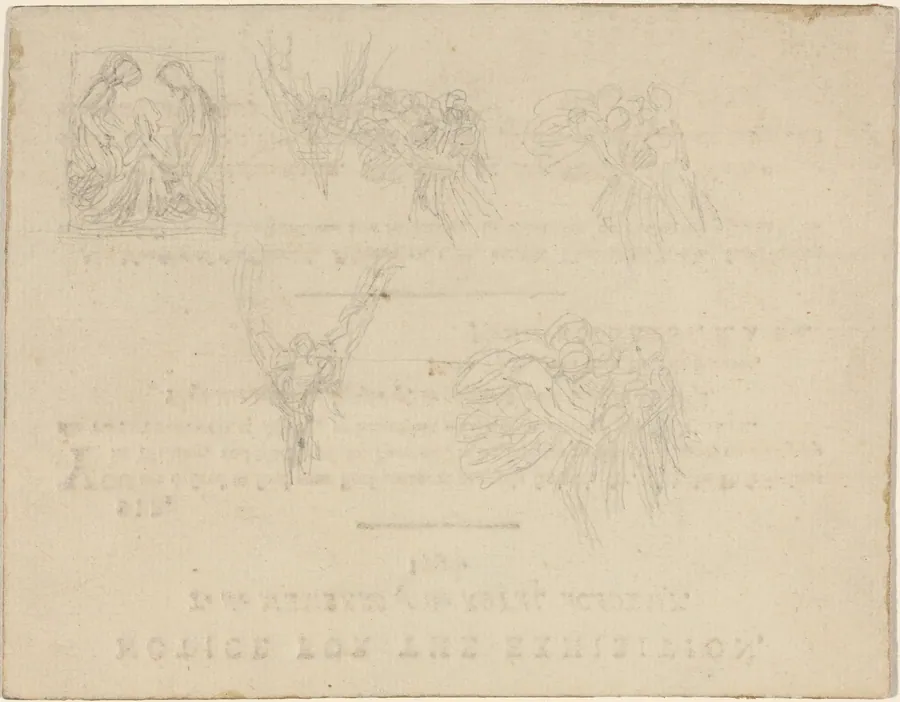 Sheet of Studies by John Flaxman