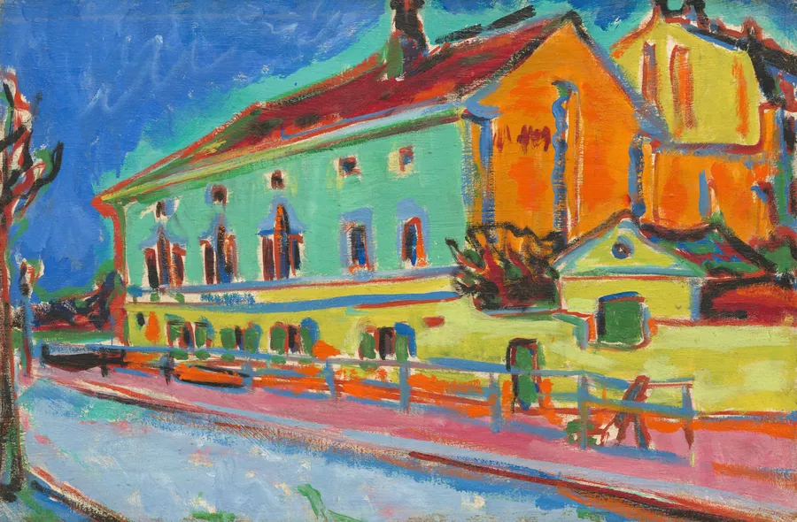 Dance Hall Bellevue [obverse] by Ernst Ludwig Kirchner
