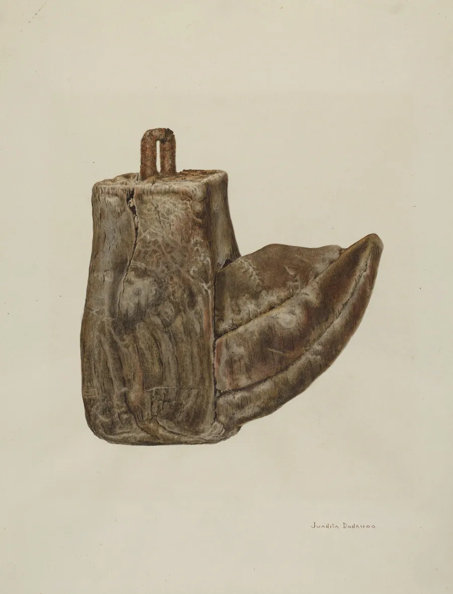 Wooden Stirrup by Juanita Donahoo