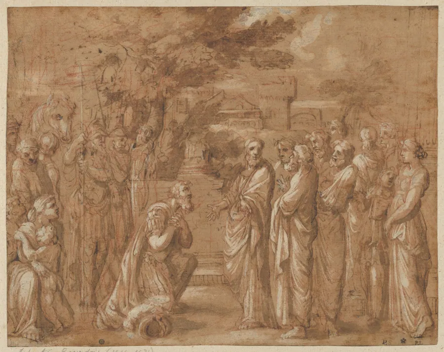 Christ and the Centurion by Sébastien Bourdon