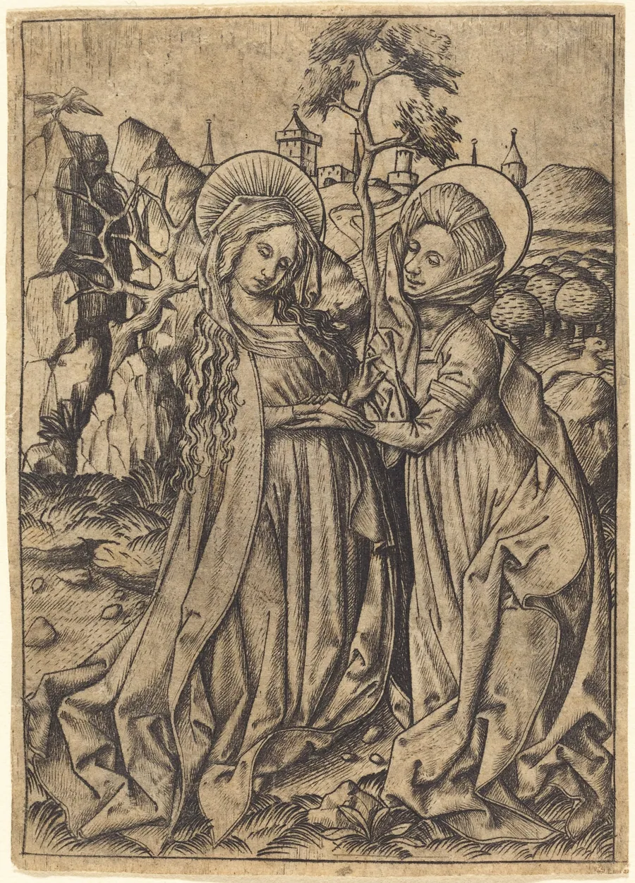 The Visitation by Master E.S.