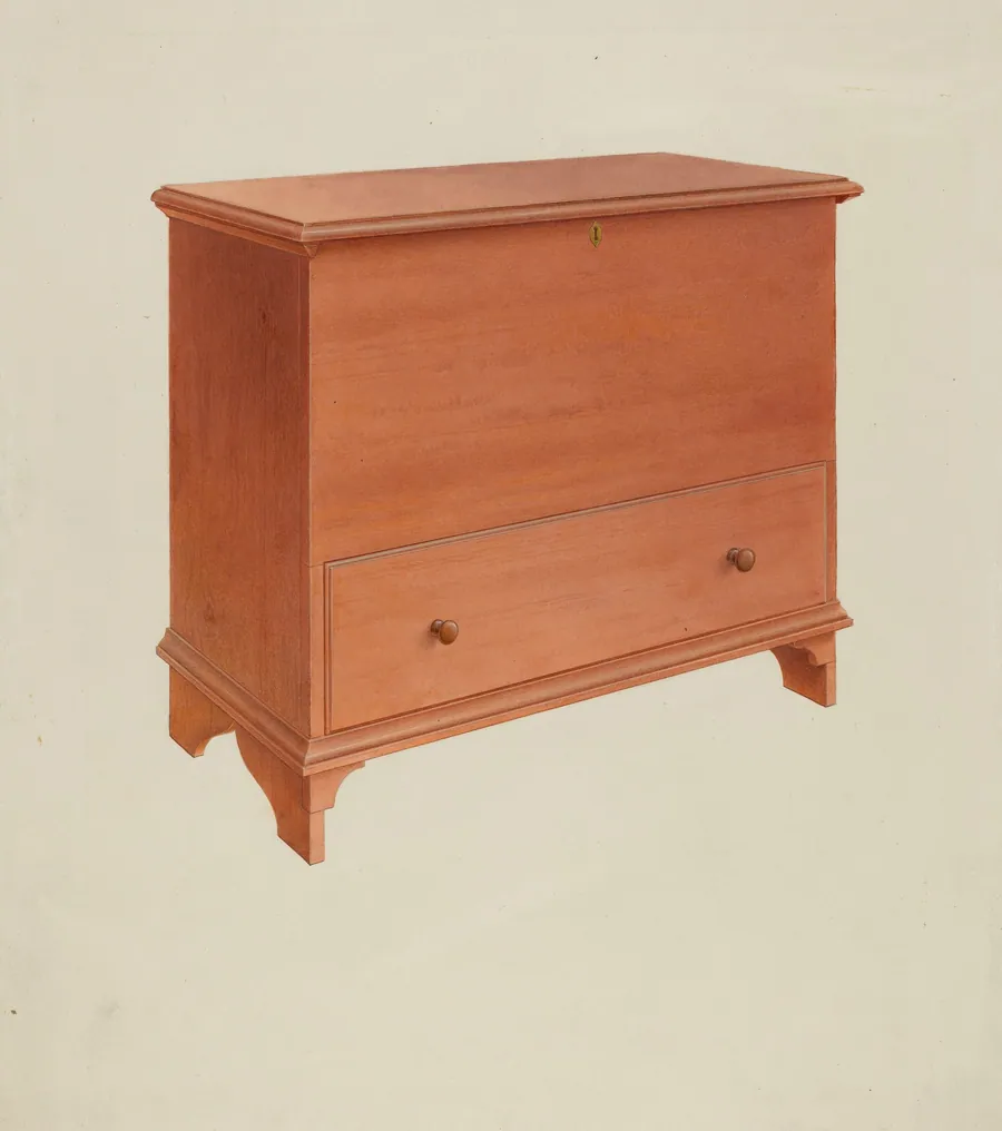 Shaker Chest with Drawer by Alfred H. Smith