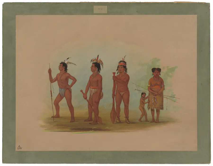 Klatsop Indians by George Catlin