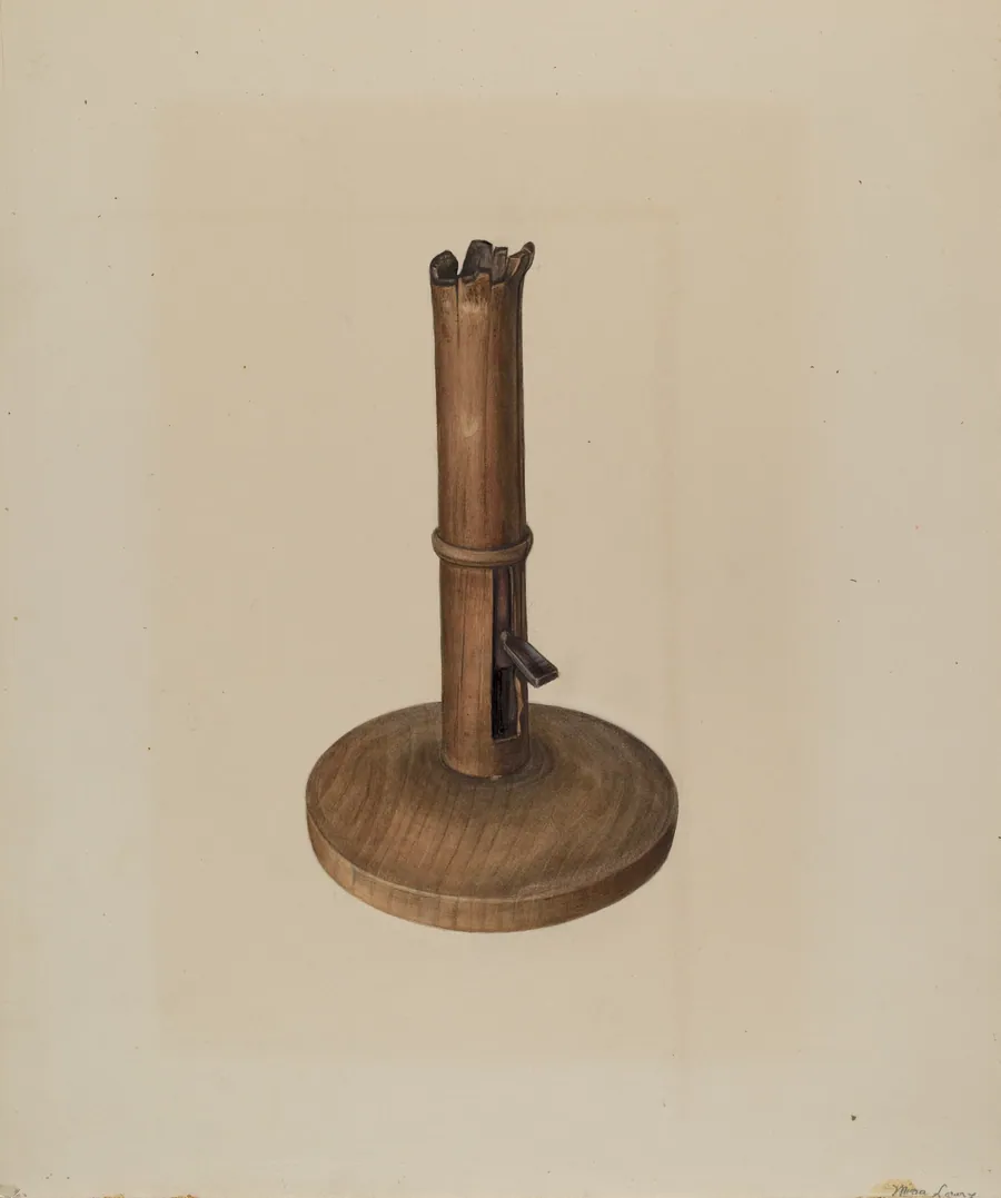 Cherry Candlestick by Mina Lowry