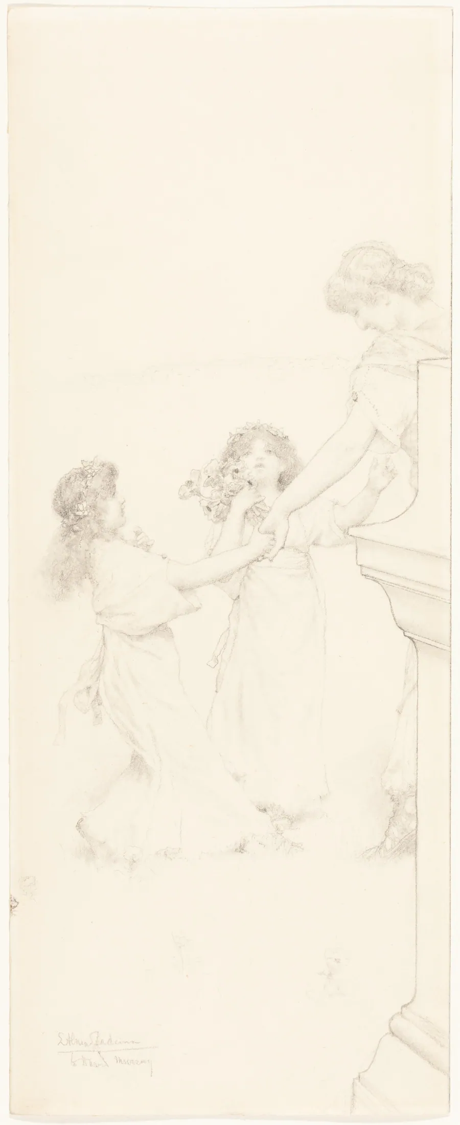 A Dance in Spring by Sir Lawrence Alma-Tadema
