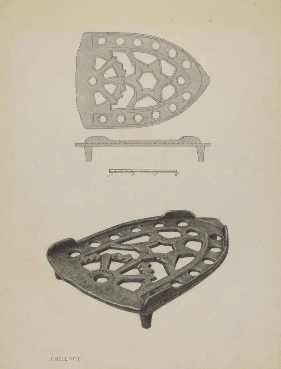 Flat Iron Holder by Julius Bellamy