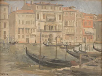 Ved Canal Grande i Venedig