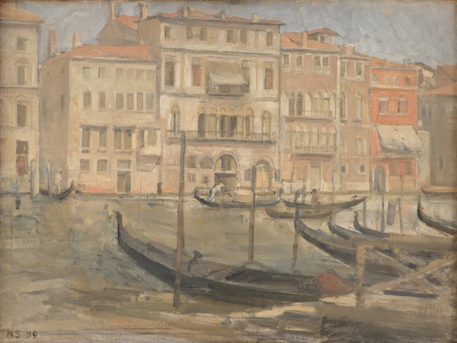 Ved Canal Grande i Venedig by Karl Schou