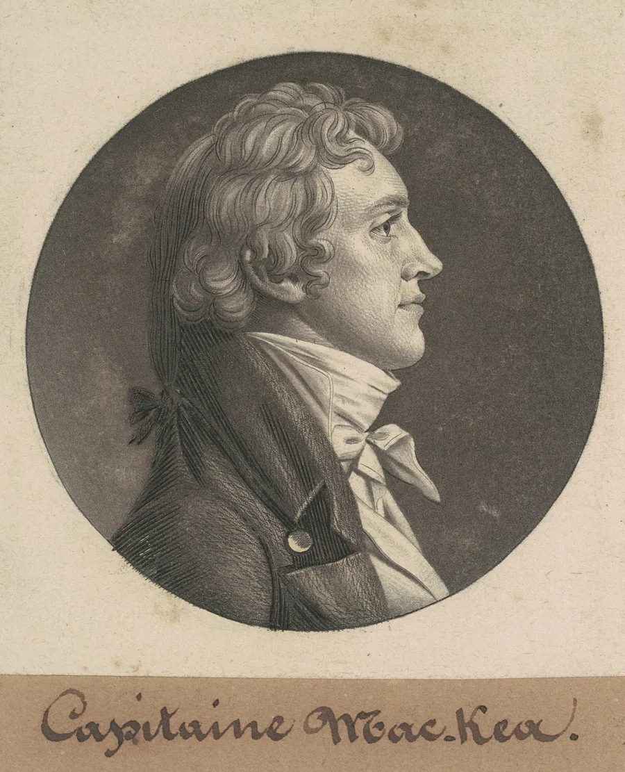 William MacRea by Charles B. J. Févret de Saint-Mémin