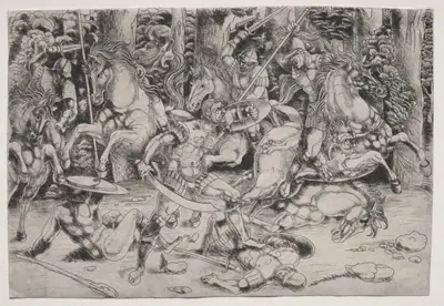 Battle in a Wood