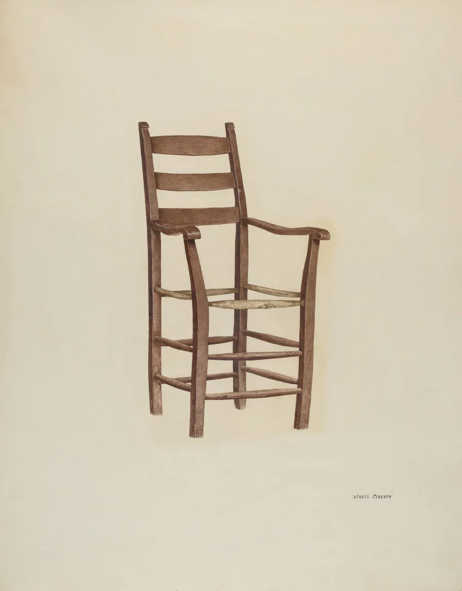 High Armchair by Virgil A. Liberto