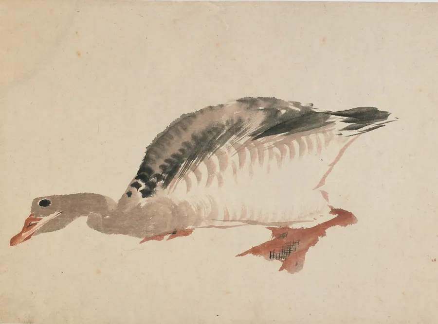 Goose by Katsushika Hokusai 葛飾北斎 (1760-1849)