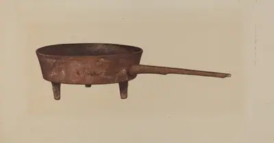 Skillet with Four Legs
