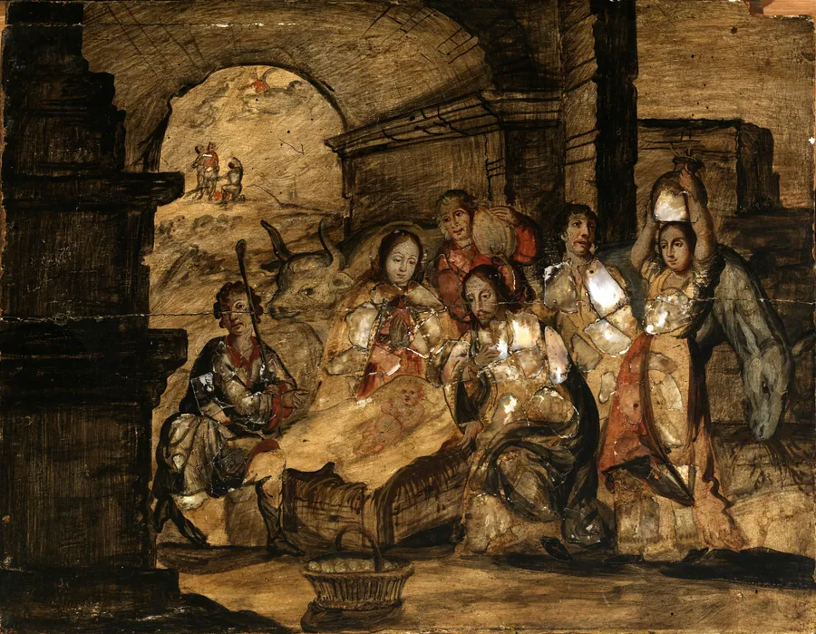 The Nativity by Juan González, 17th century