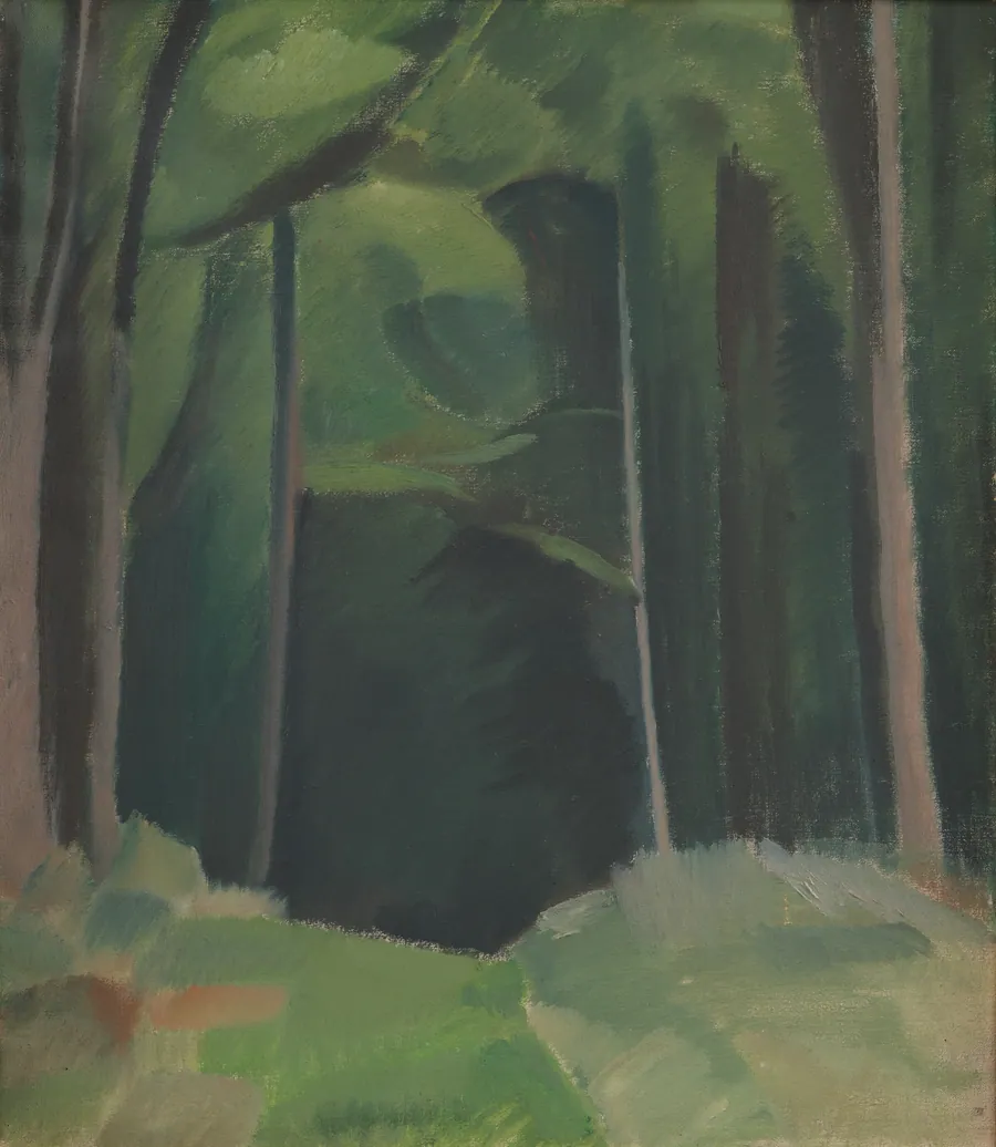Skovinteriør by Harald Giersing