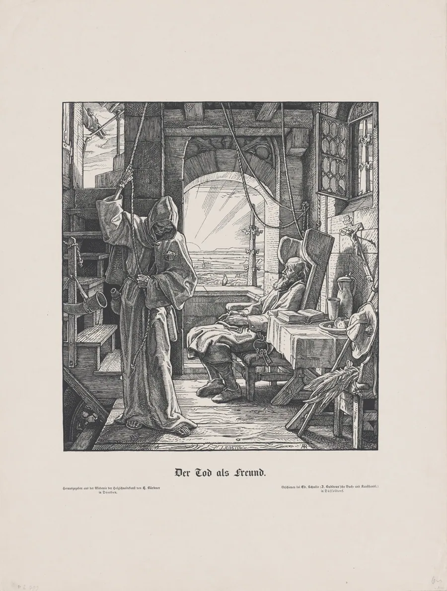 Der Tod als Freund (Death as a Friend) by Alfred Rethel
