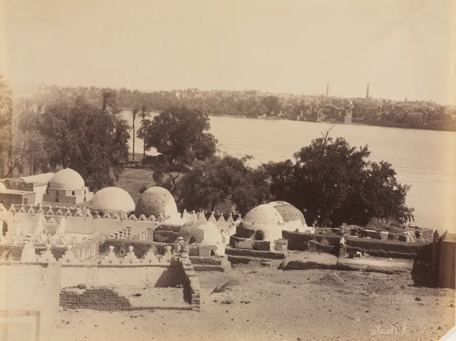 Asyut, View from the Mountain by Antonio Beato