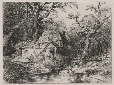 Waterfall in the Woods