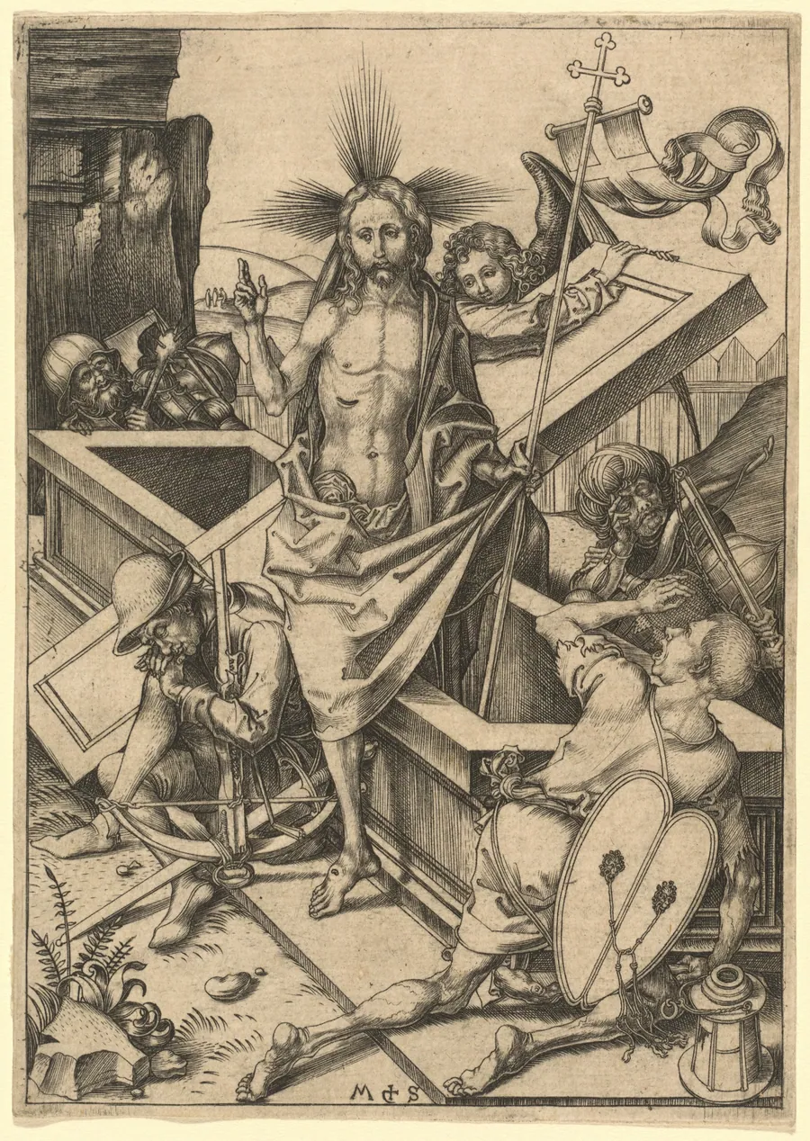 The Resurrection by Martin Schongauer