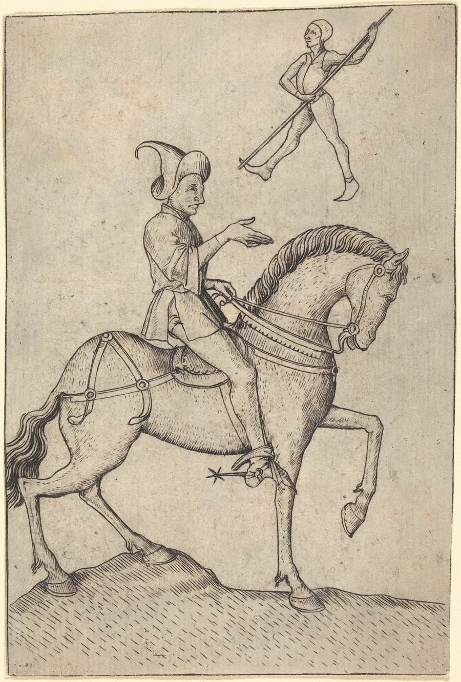 The Knight of Men by Master E.S.