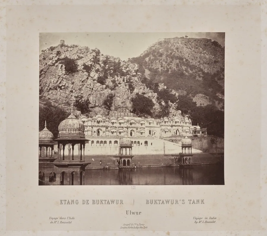 Buktawur's Tank, Ulwur by Louis-Théophile Marie Rousselet
