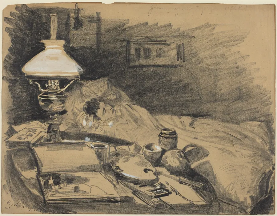 The Artist's Studio by Melchior Lechter