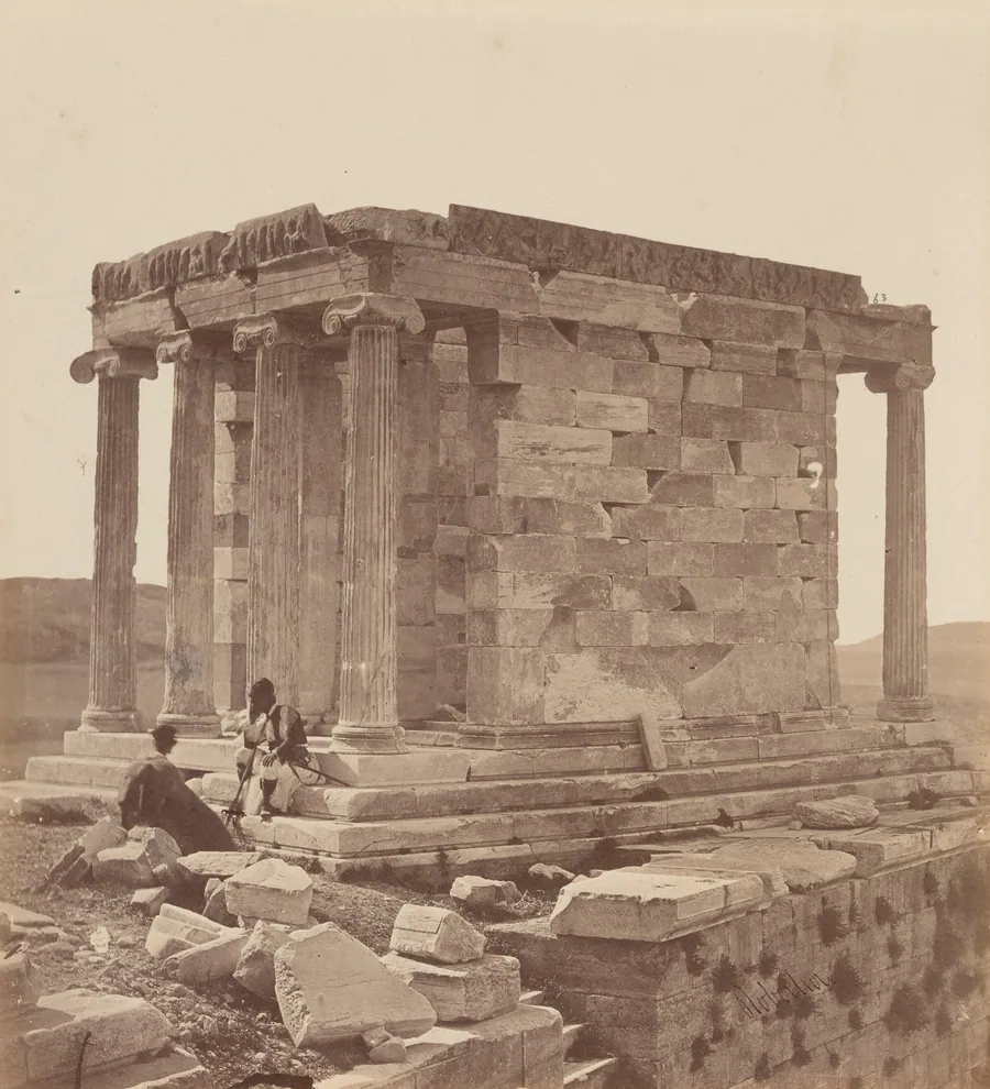 Parian Temple of Minerva on the Acropolis by James Robertson