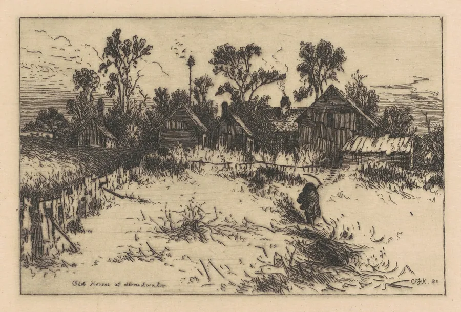 Old Houses at Stroudwater by C. F. Kimball