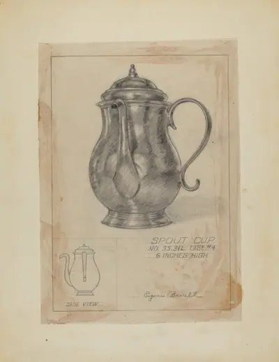 Silver Spout Cup