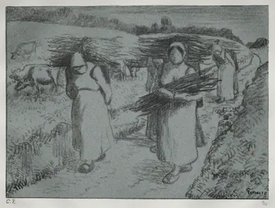 Peasants Carrying Fagots