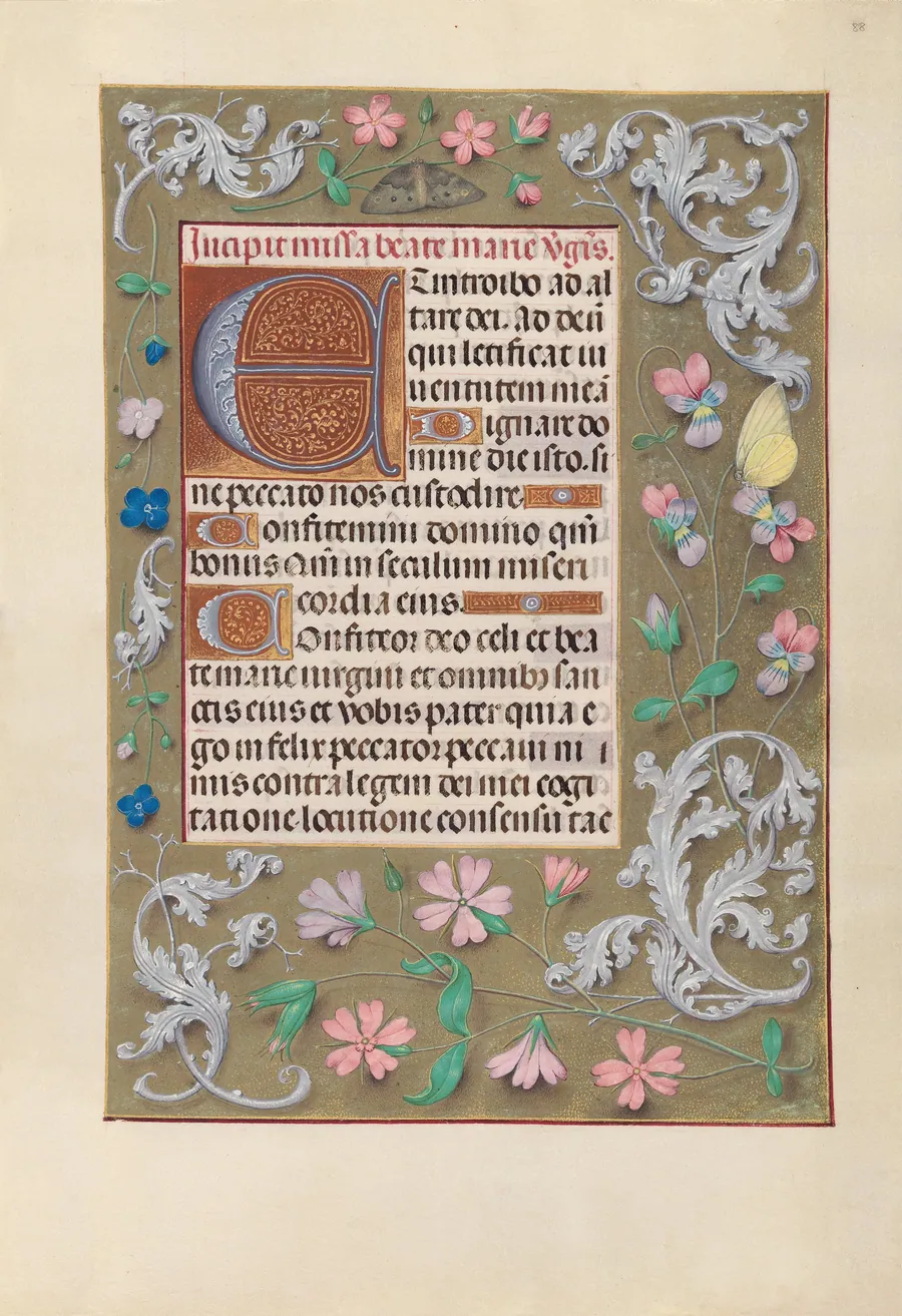 Hours of Queen Isabella the Catholic, Queen of Spain:  Fol. 88r by Master of the First Prayerbook of Maximillian