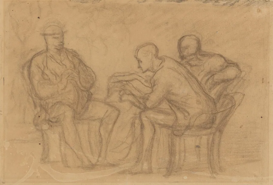 The Reading by Honoré Daumier