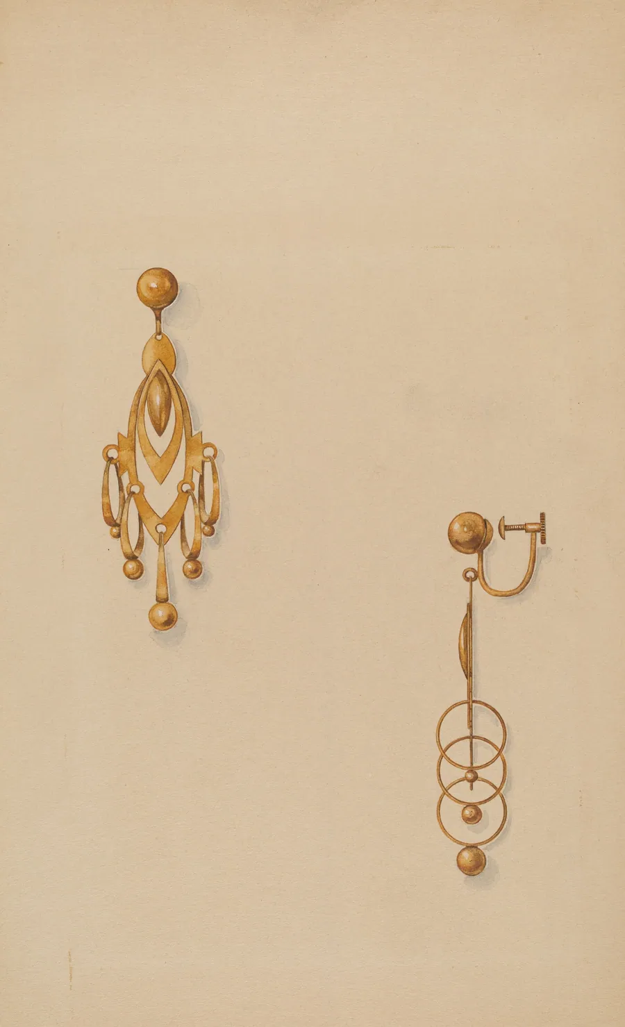 Earrings by Isidore Steinberg