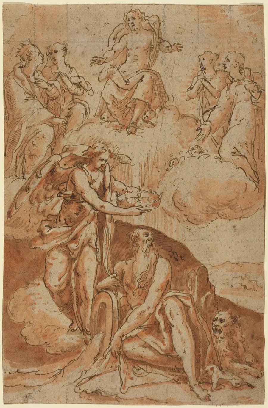 Saint Jerome (?) by Netherlandish 16th Century