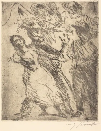 Kavaliere mit einer frau (Cavaliers with a Woman)
