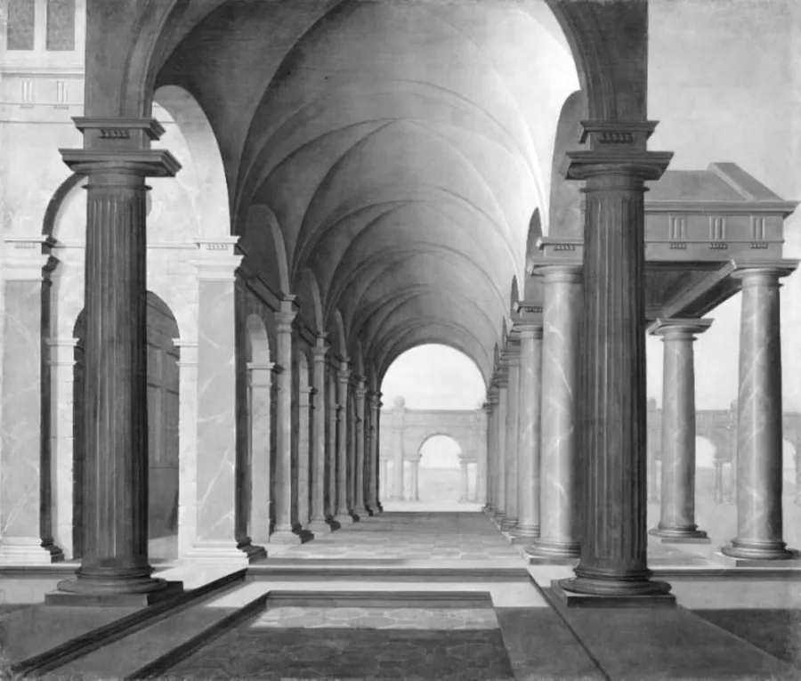 Arkitekturfantasi by Gabriel Engels
