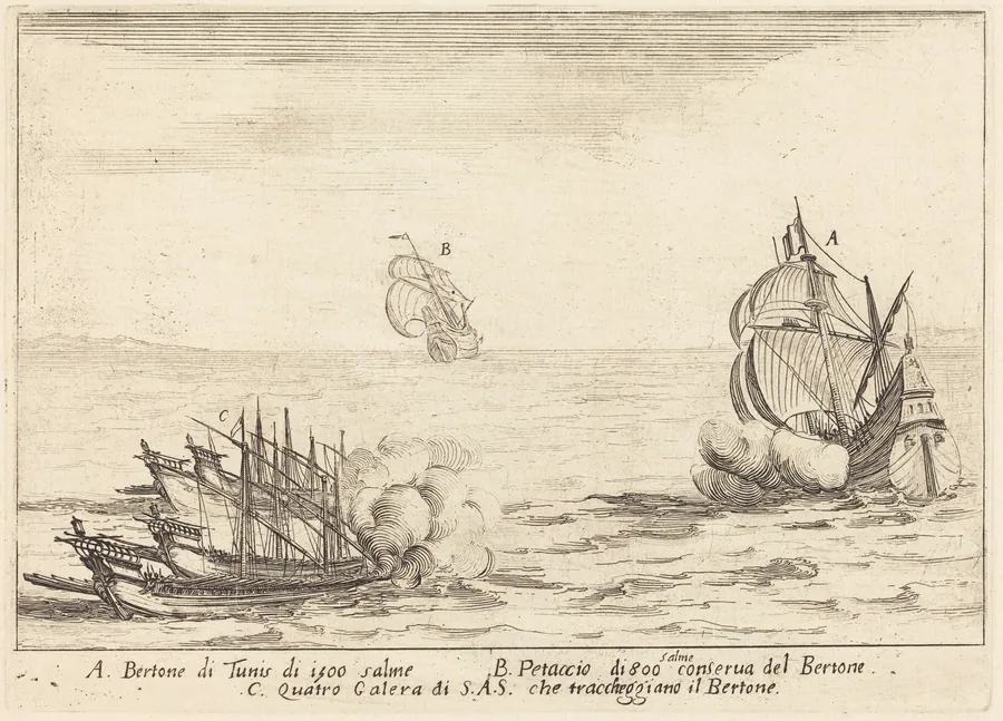 The Attack by Jacques Callot