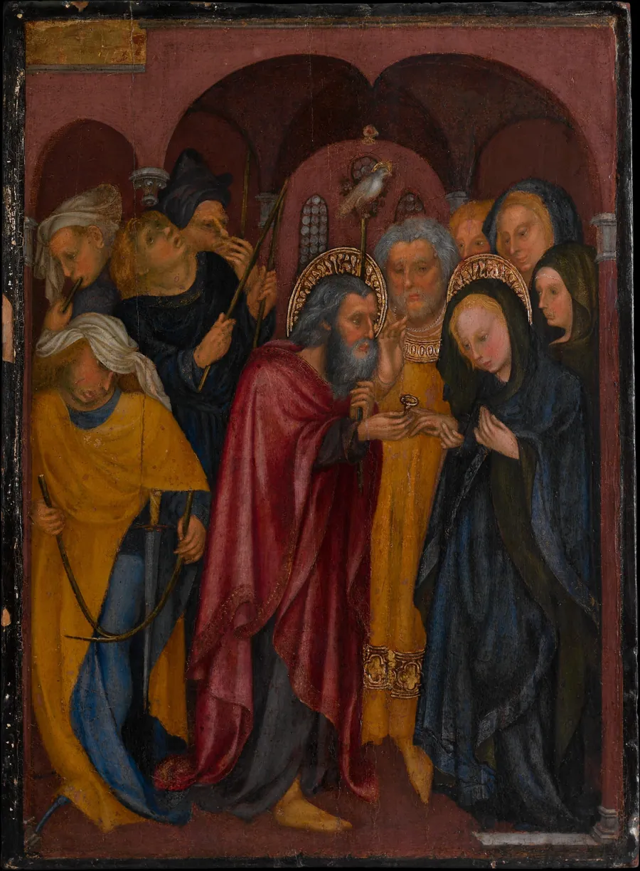 The Marriage of the Virgin by Michelino da Besozzo (Michelino de Mulinari)