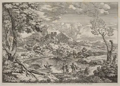 A Man Showing Mercury the Eagle of Jupiter