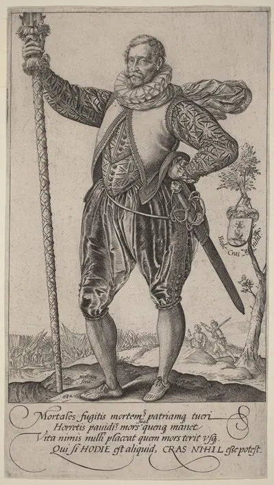 A Pike-Man Turned to the Left