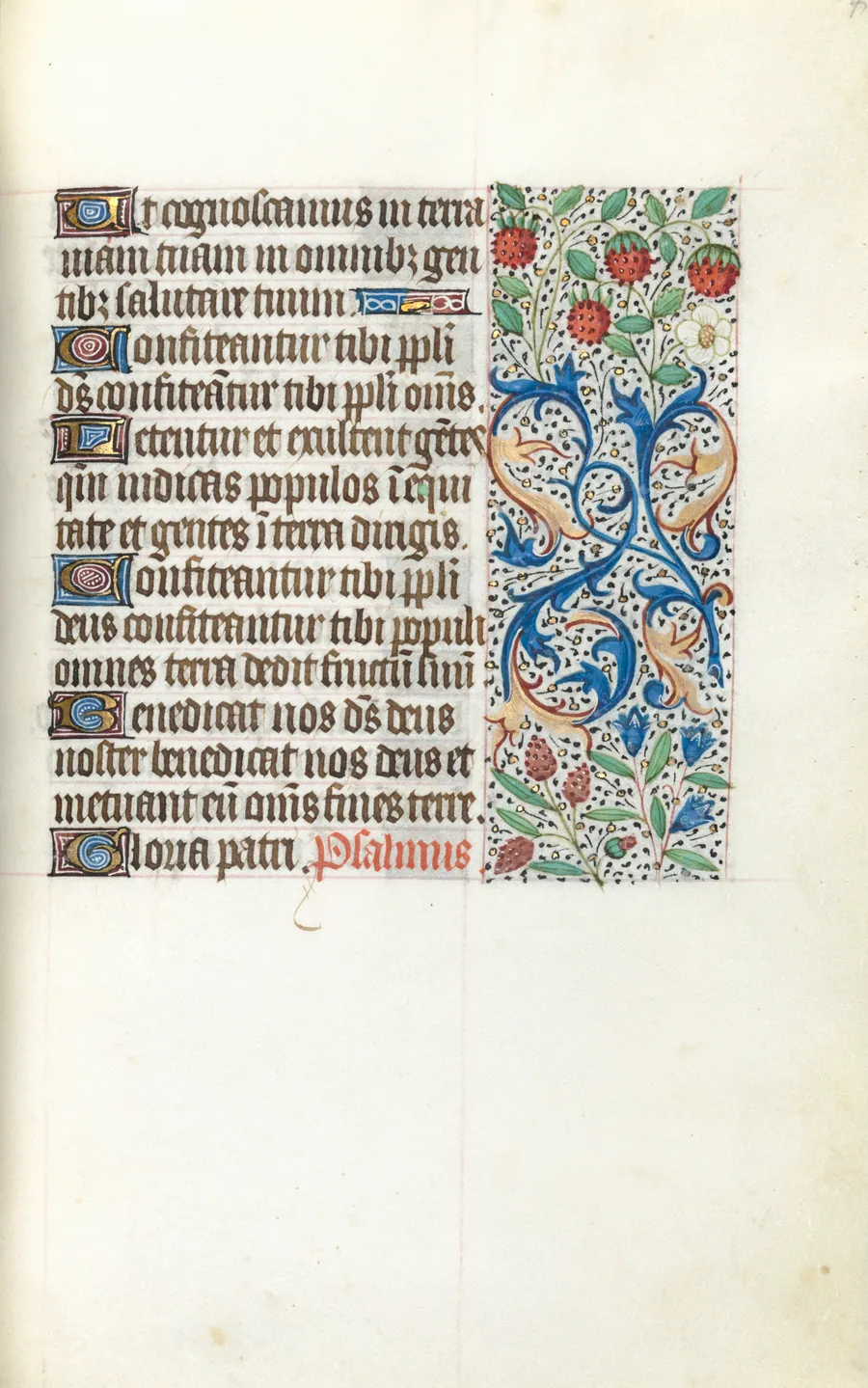 Book of Hours (Use of Rouen): fol. 42r by Master of the Geneva Latini