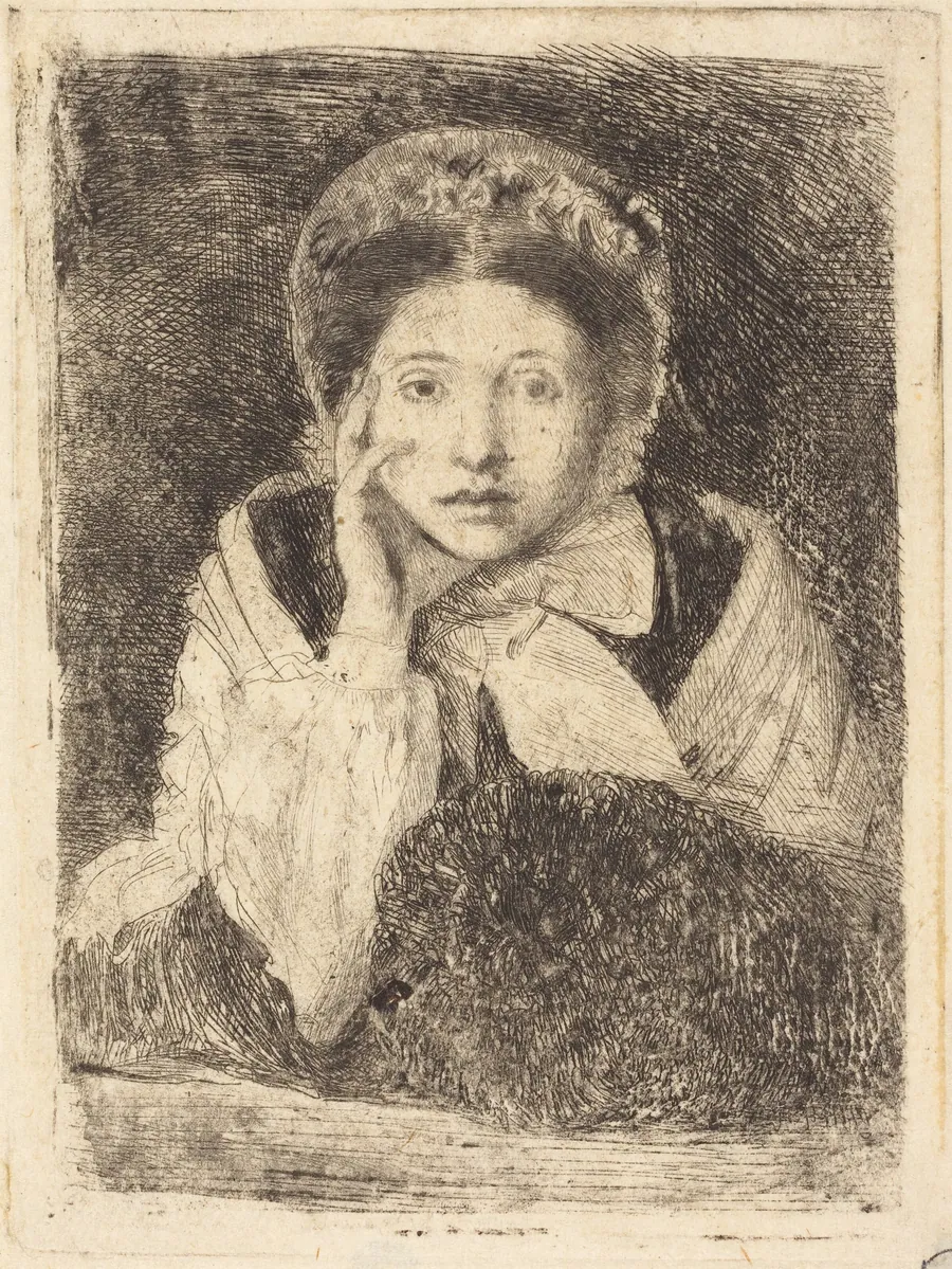 Marguerite De Gas, the Artist's Sister (Marguerite De Gas, soeur de l'artiste) by Edgar Degas
