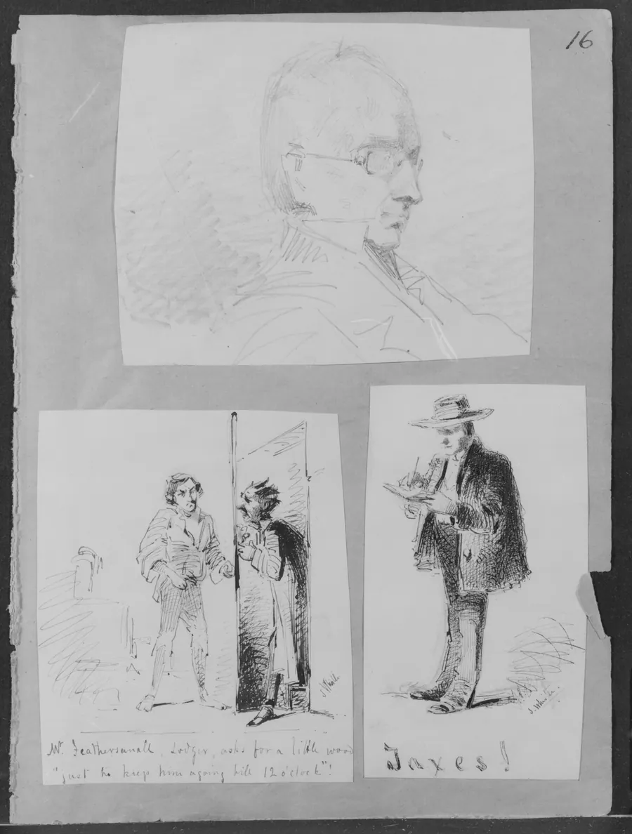 Taxes! (from Sketchbook) by James McNeill Whistler