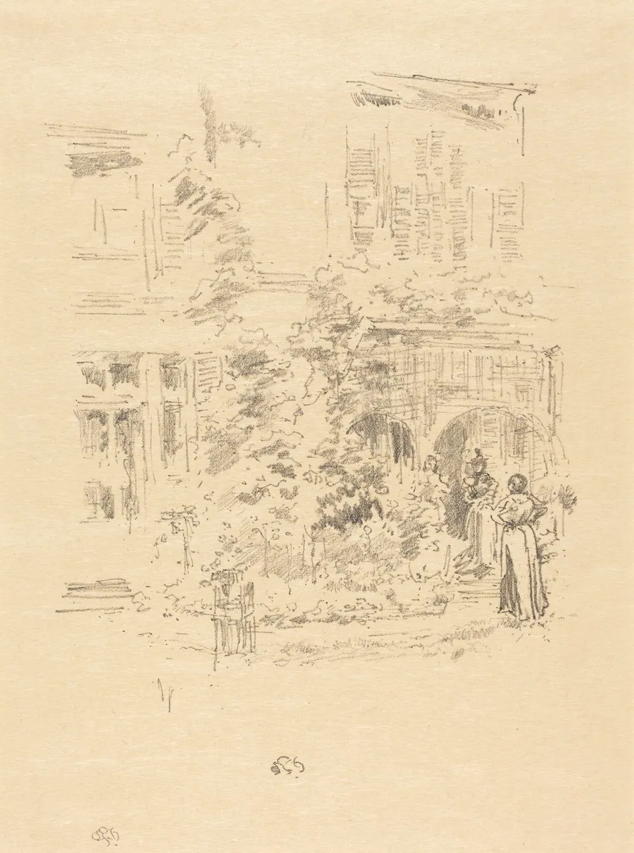 The Garden Porch by James McNeill Whistler