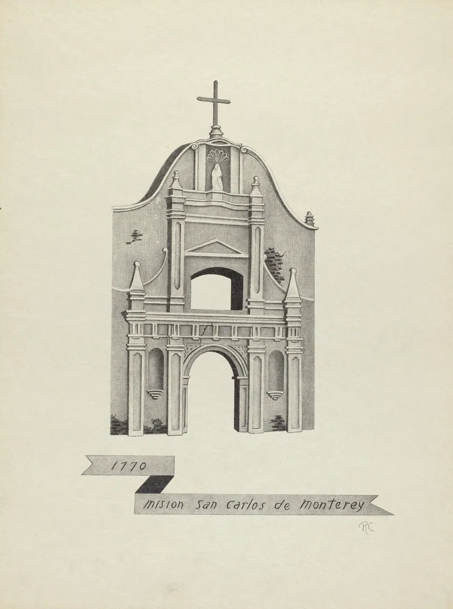 Mision San Carlos de Monterey by James Jones