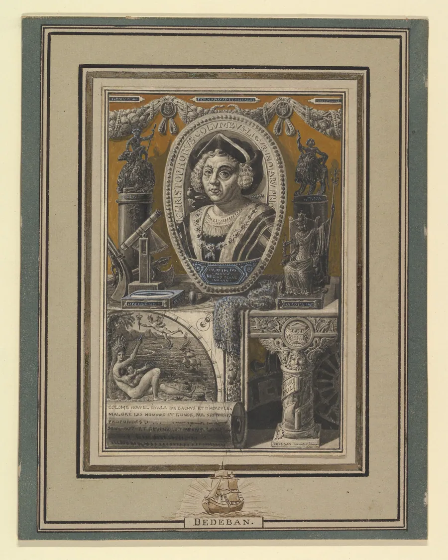 Christopher Columbus by Jean-Baptiste Dedéban