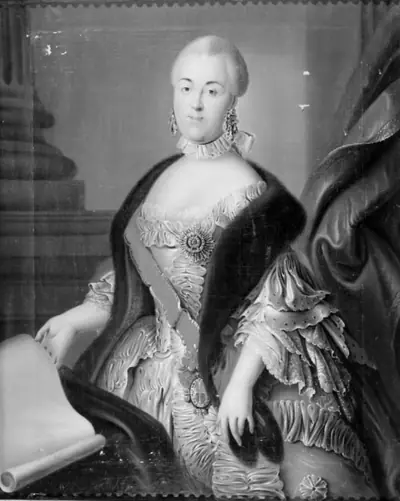 Carl Peter Ulricks gemalinde, Sofia Augusta. Katharina II af Rusland