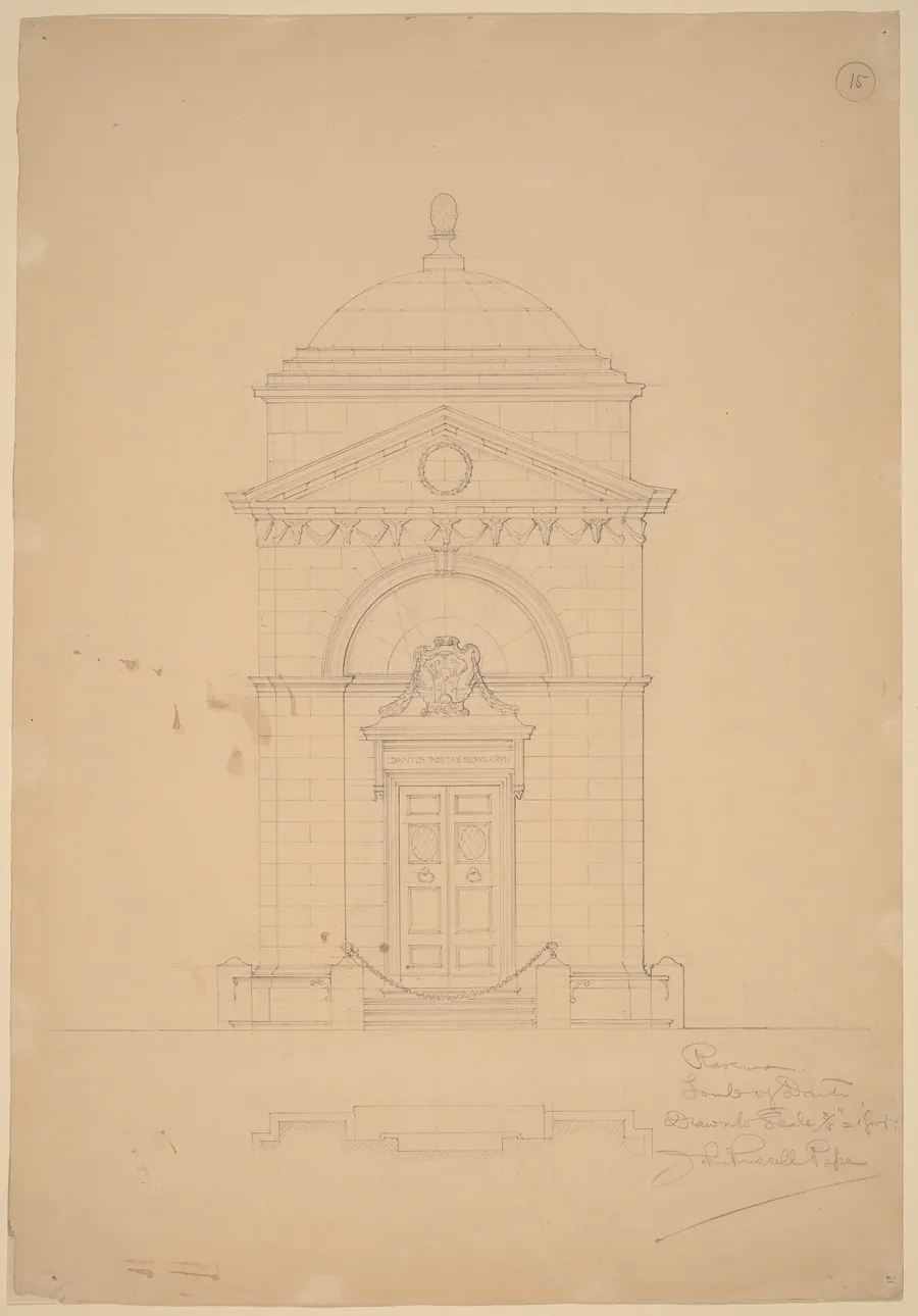 Tomb of Dante, Ravenna by John Russell Pope