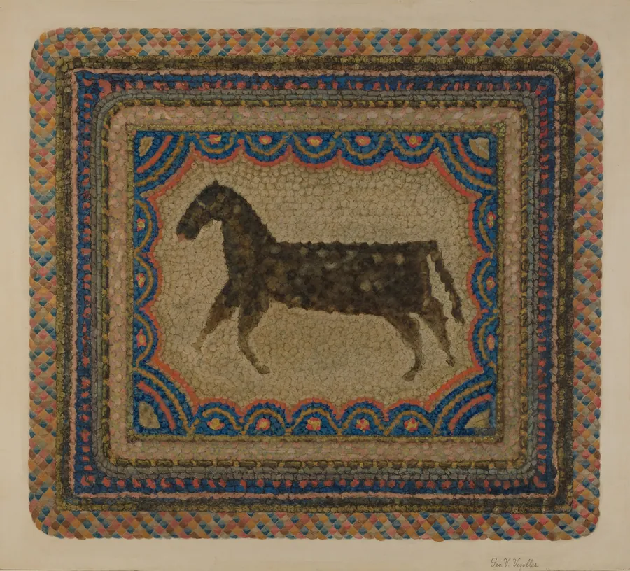 Shaker Rug by George V. Vezolles